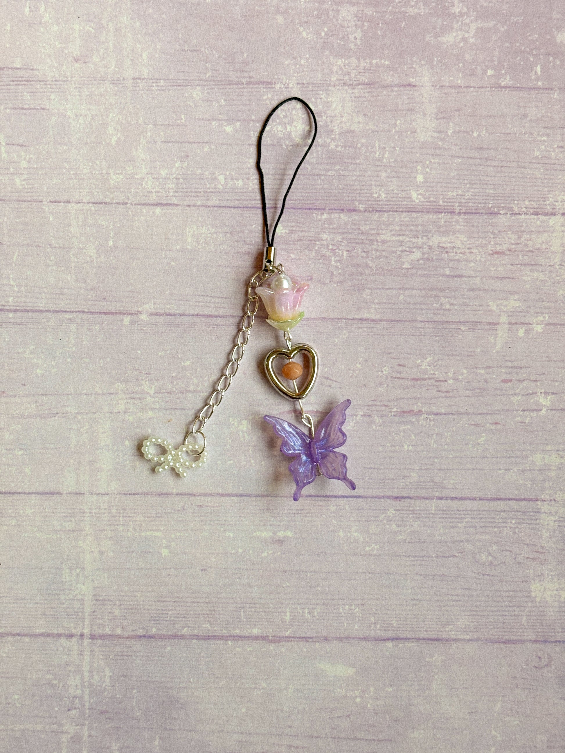 Purple Phone Charms