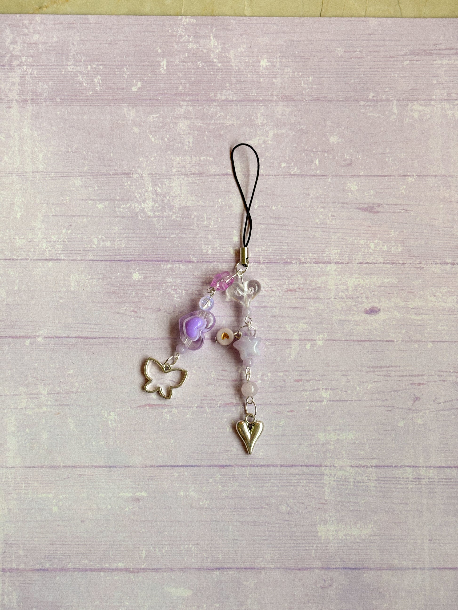 Purple Phone Charms