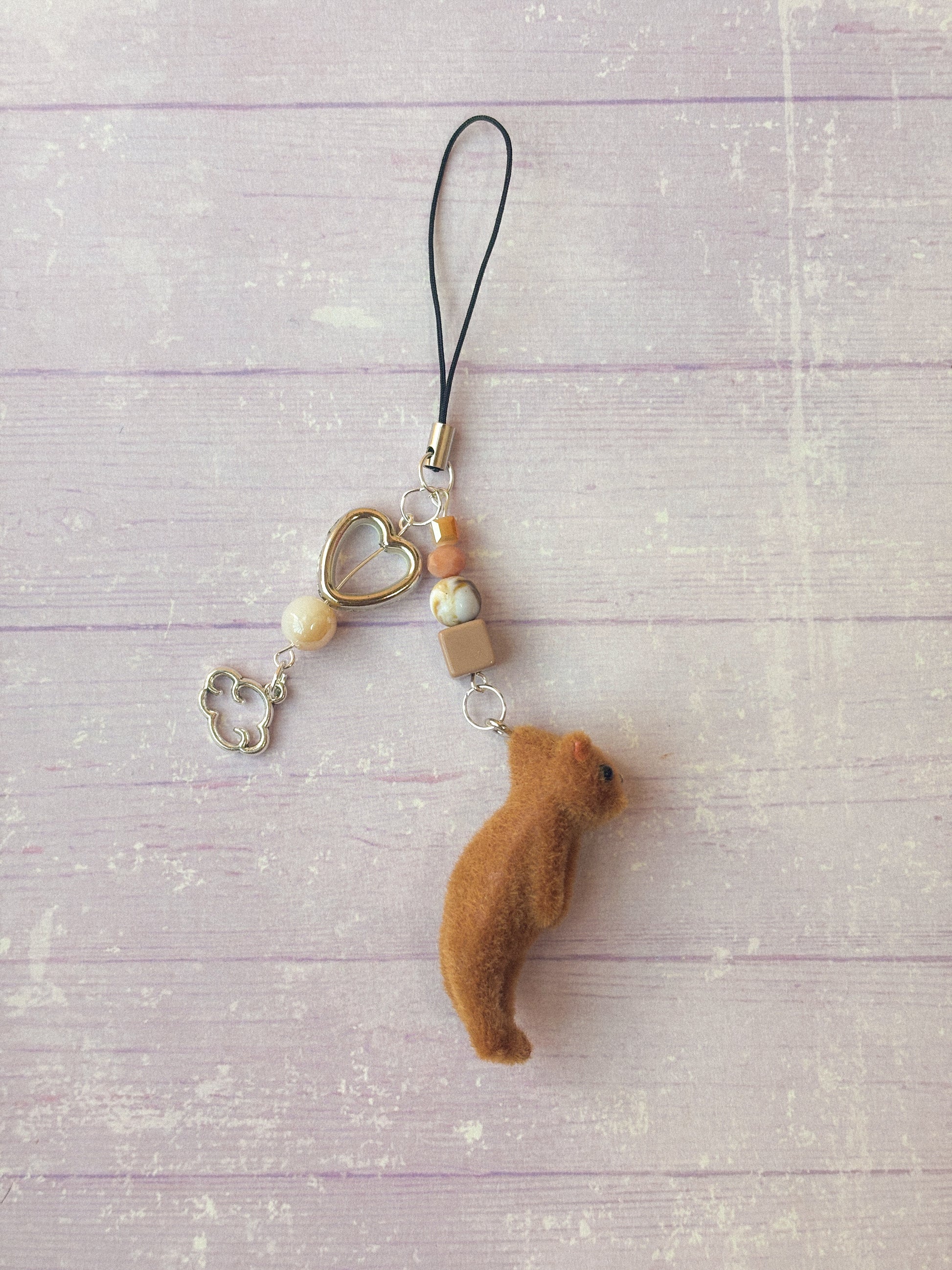 Fuzzy Cat Phone Charms