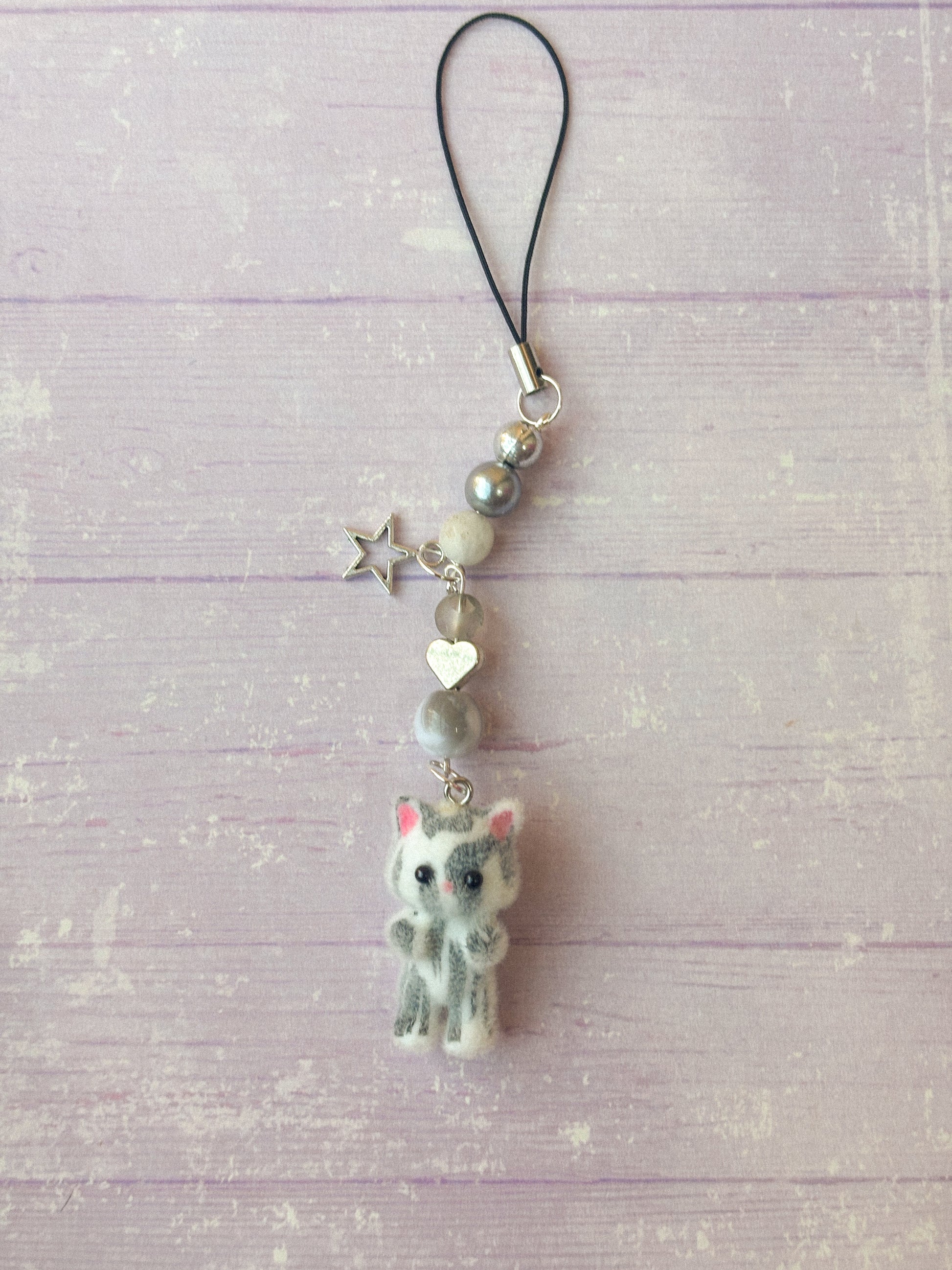 Fuzzy Mouse Phone Charms