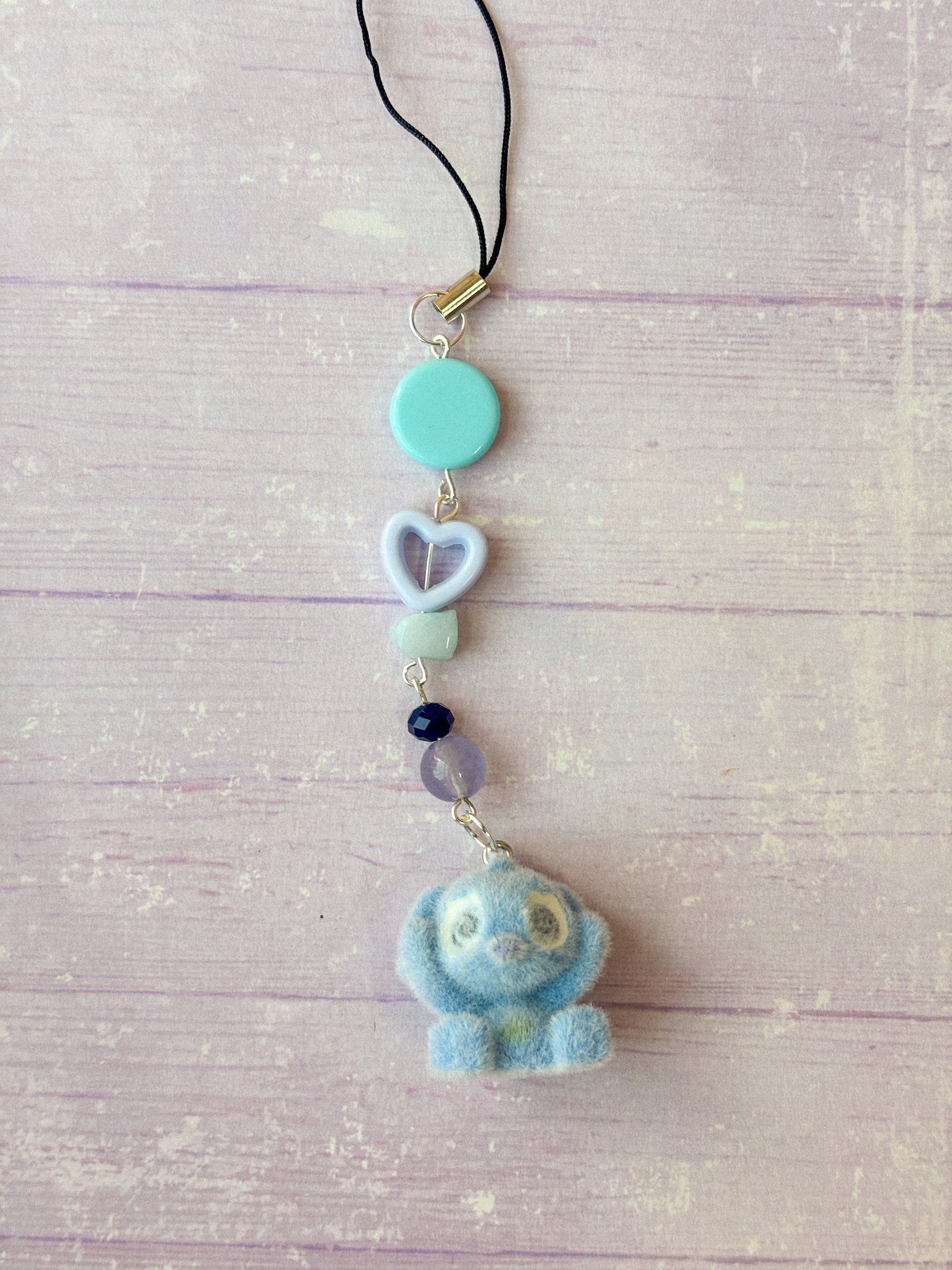 Fuzzy Stitch Phone Charms