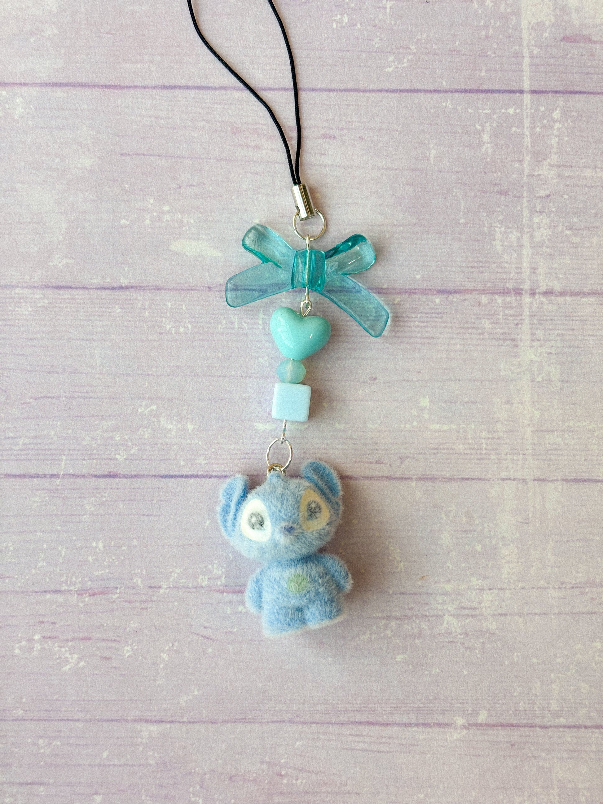 Fuzzy Stitch Phone Charms