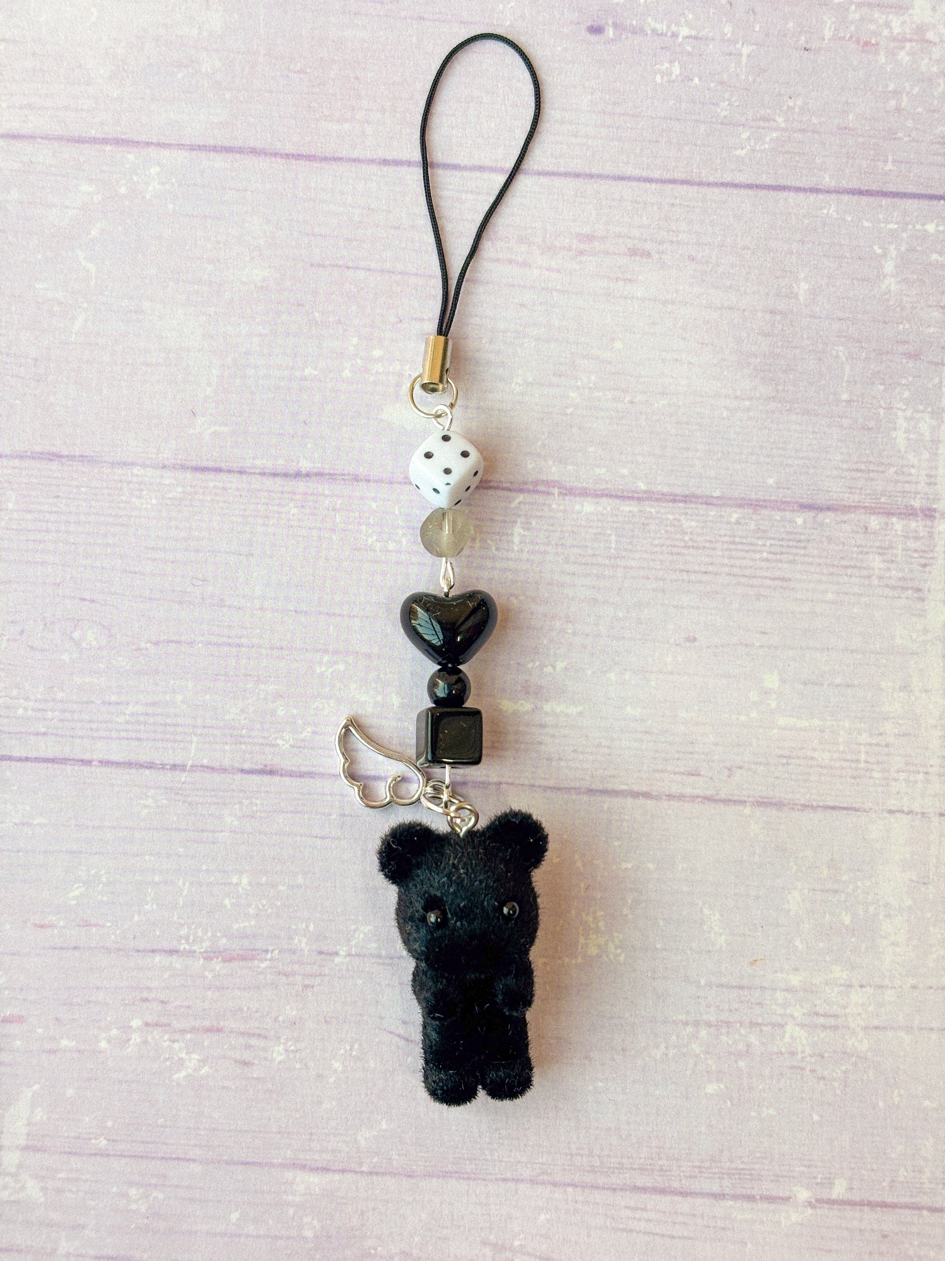 Fuzzy Mouse Phone Charms