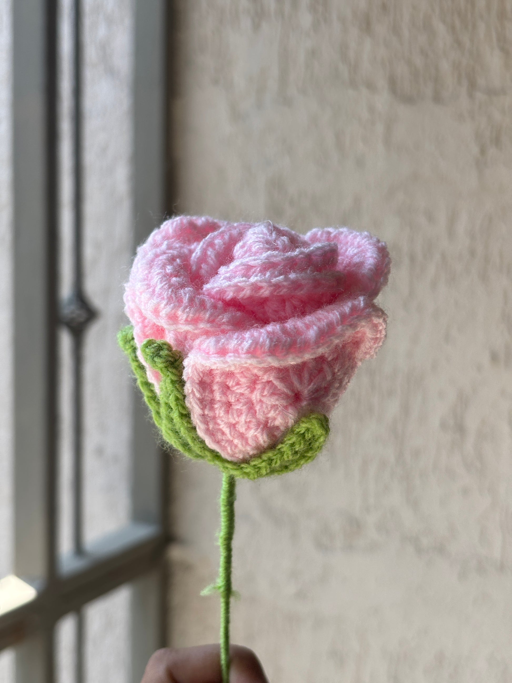 Crochet Wine Glass Roses
