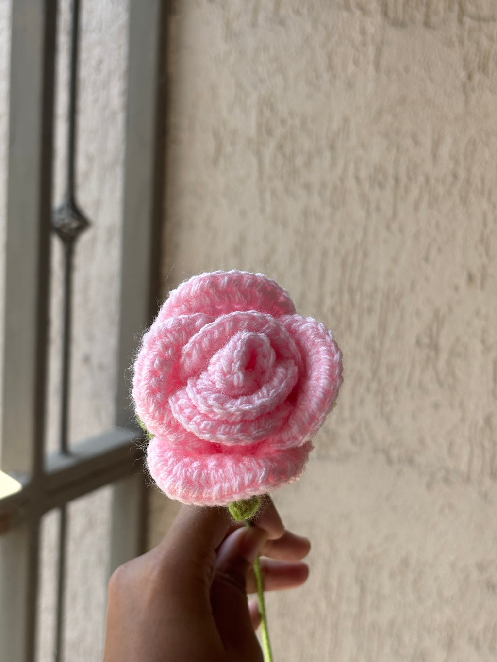 Crochet Wine Glass Roses