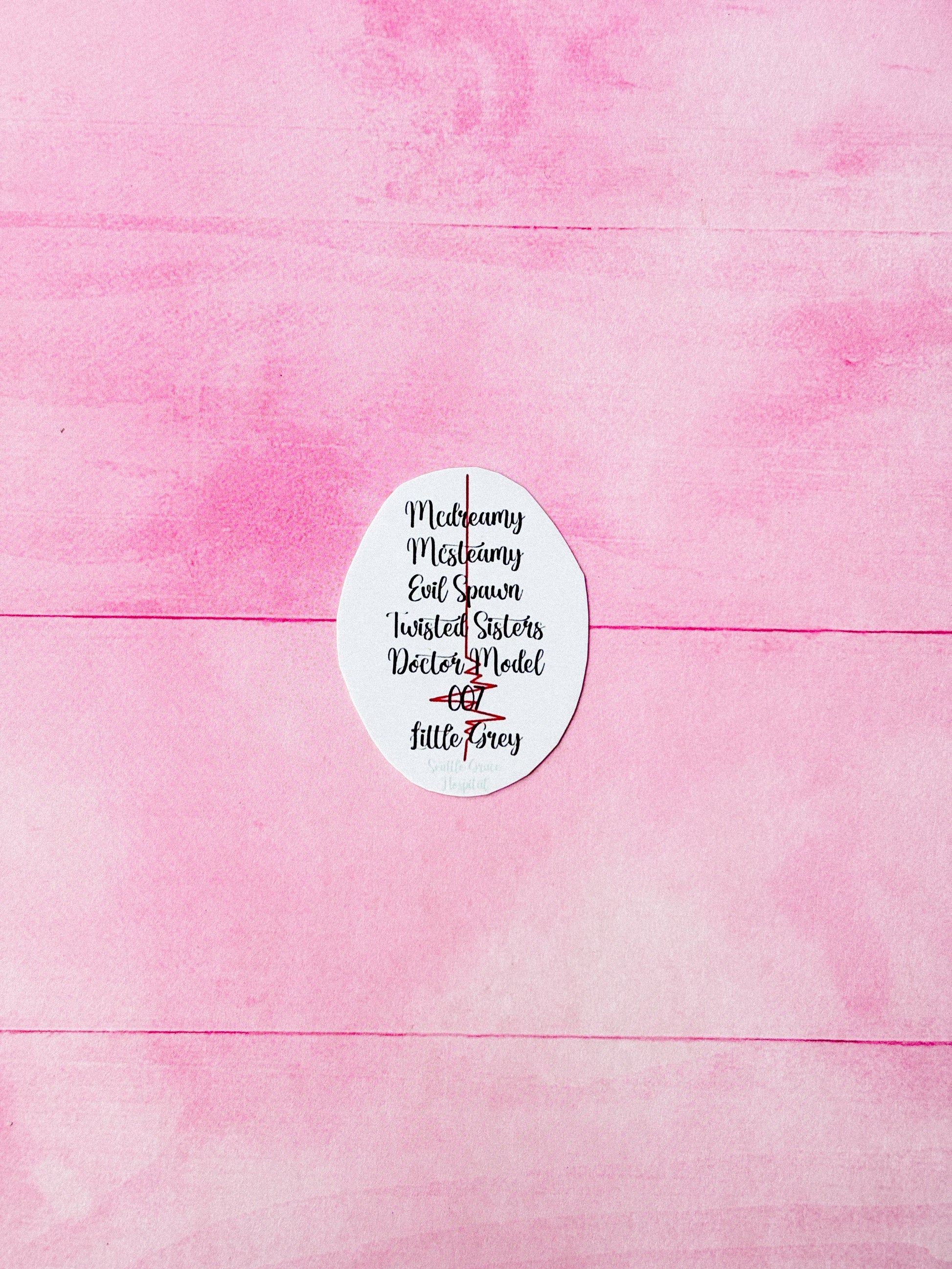 Grey's Anatomy Stickers