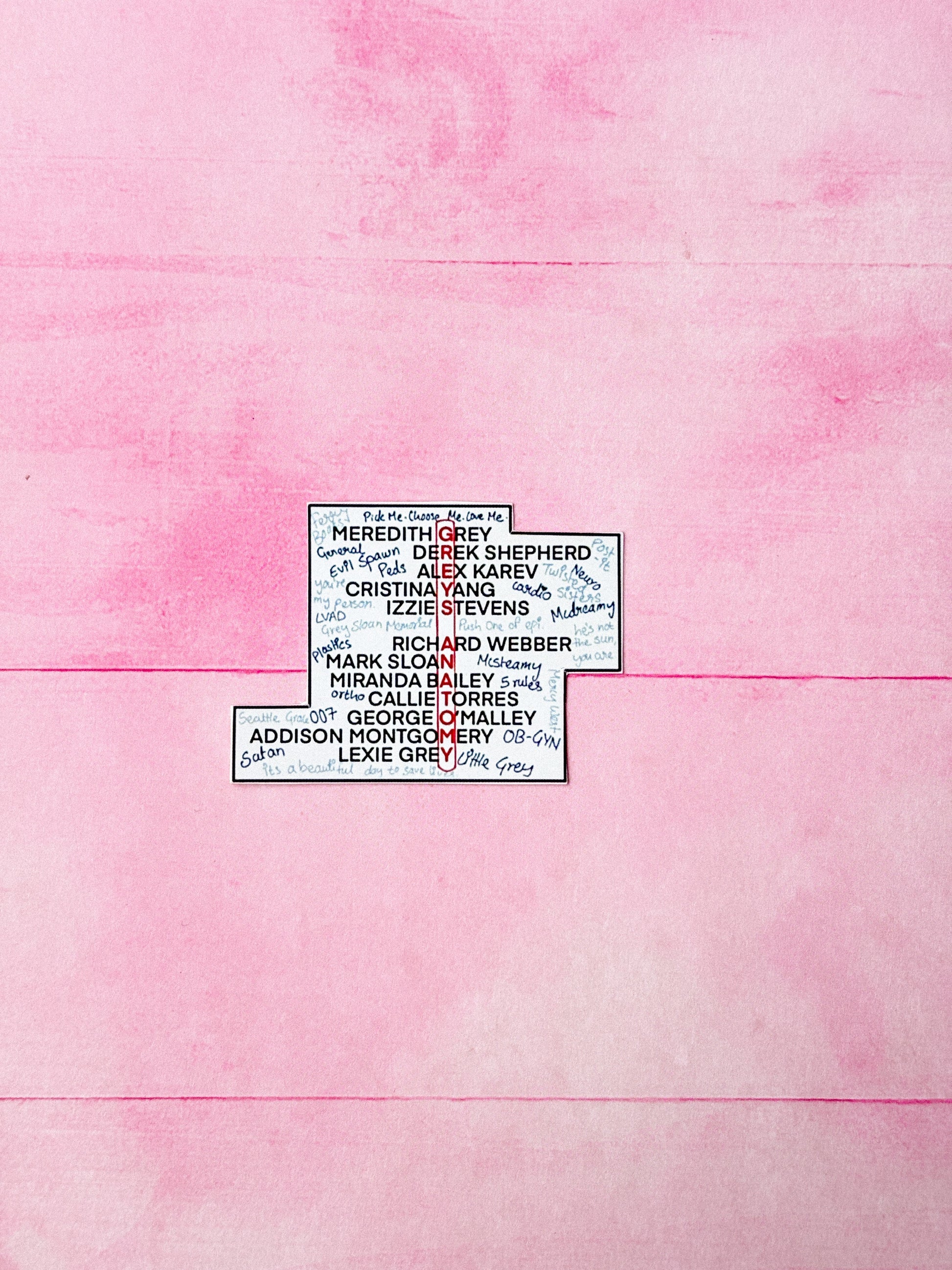 Grey's Anatomy Stickers