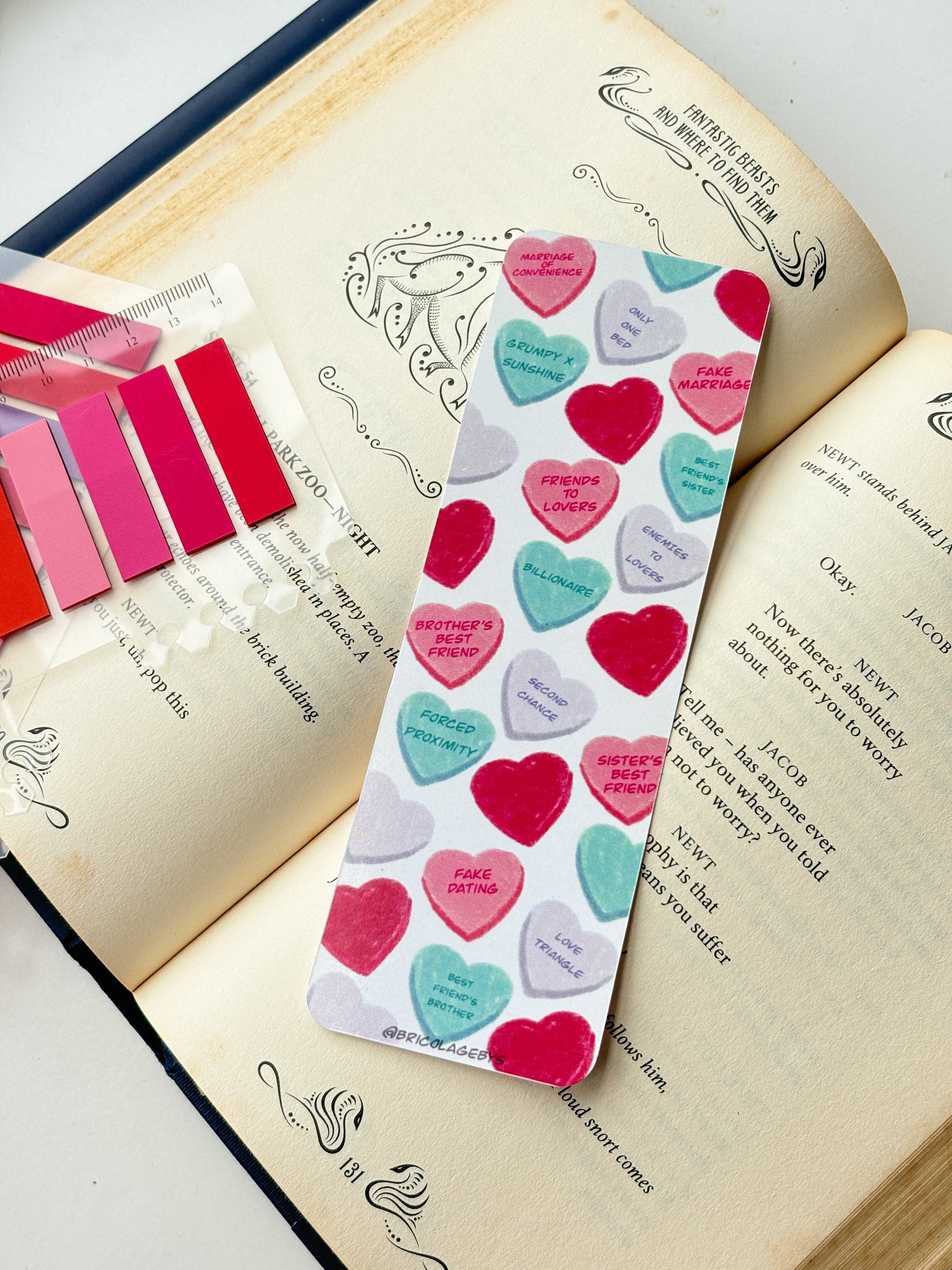 Tropes in Candy Hearts Bookmark