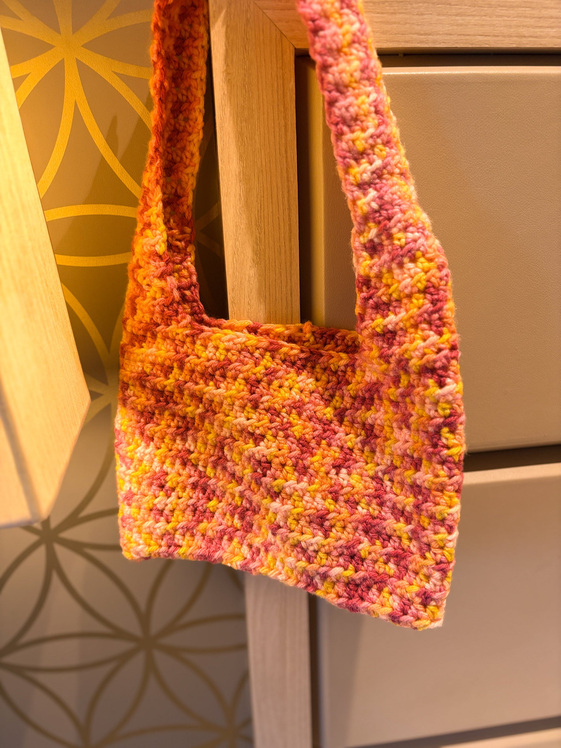 Marmalade Skies Crochet Tote Bag