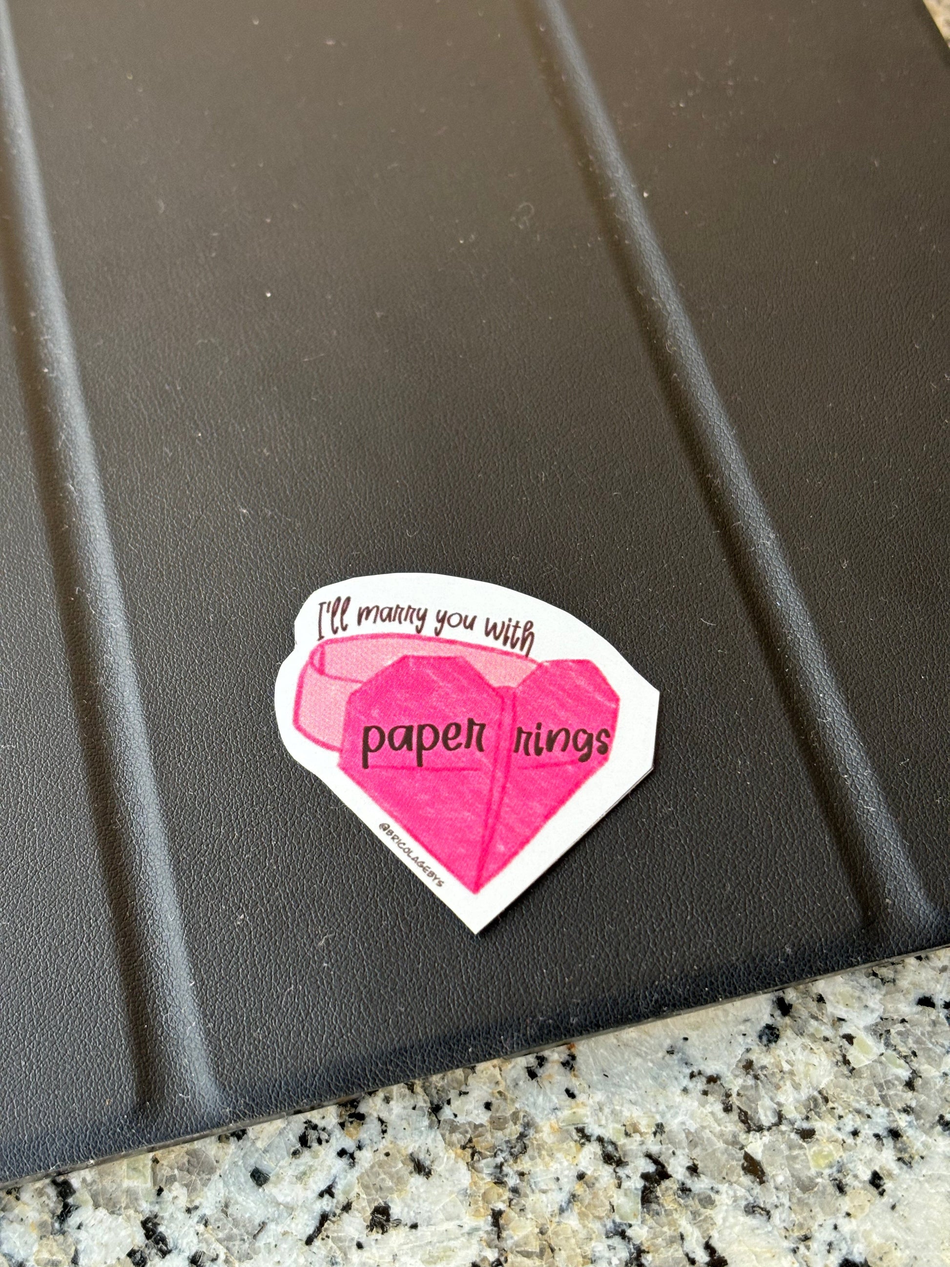 Paper Rings Sticker