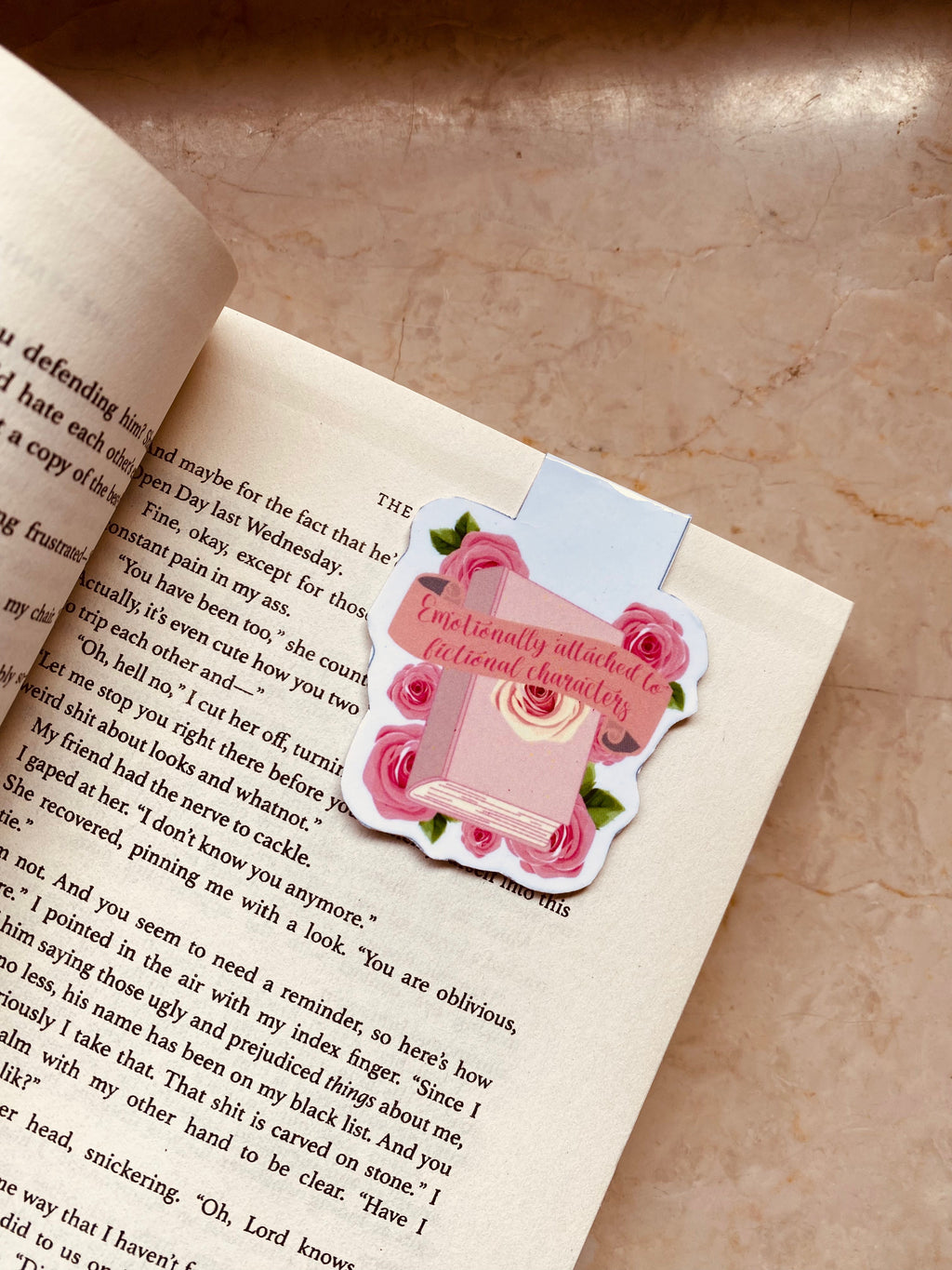 Emotionally Attached to Fictional Characters Magnetic Bookmark