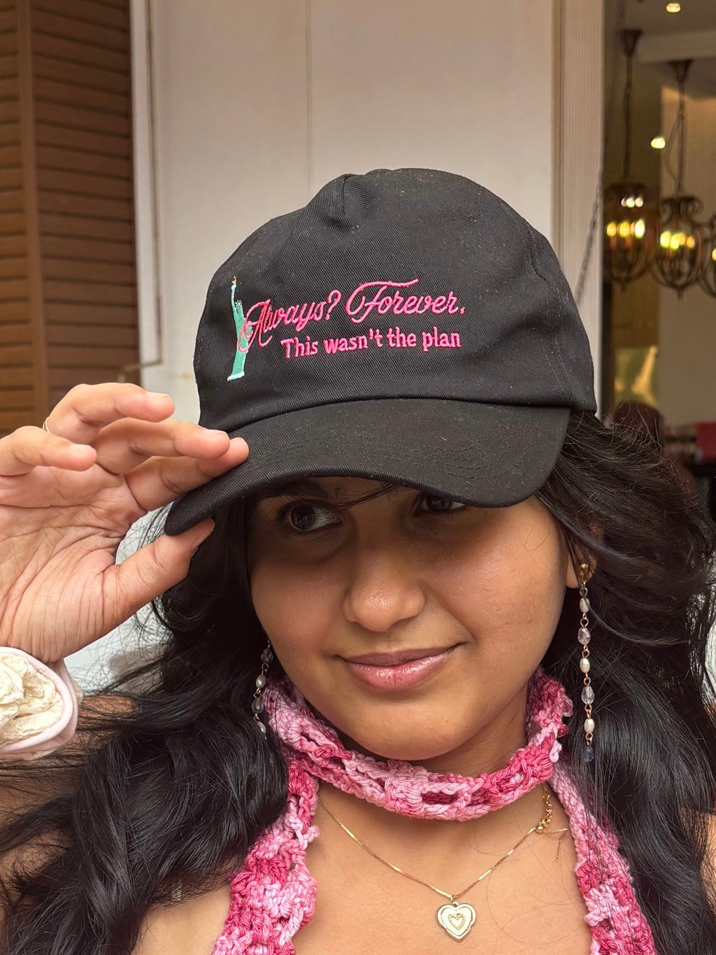 "Always? Forever." Embroidered Cap