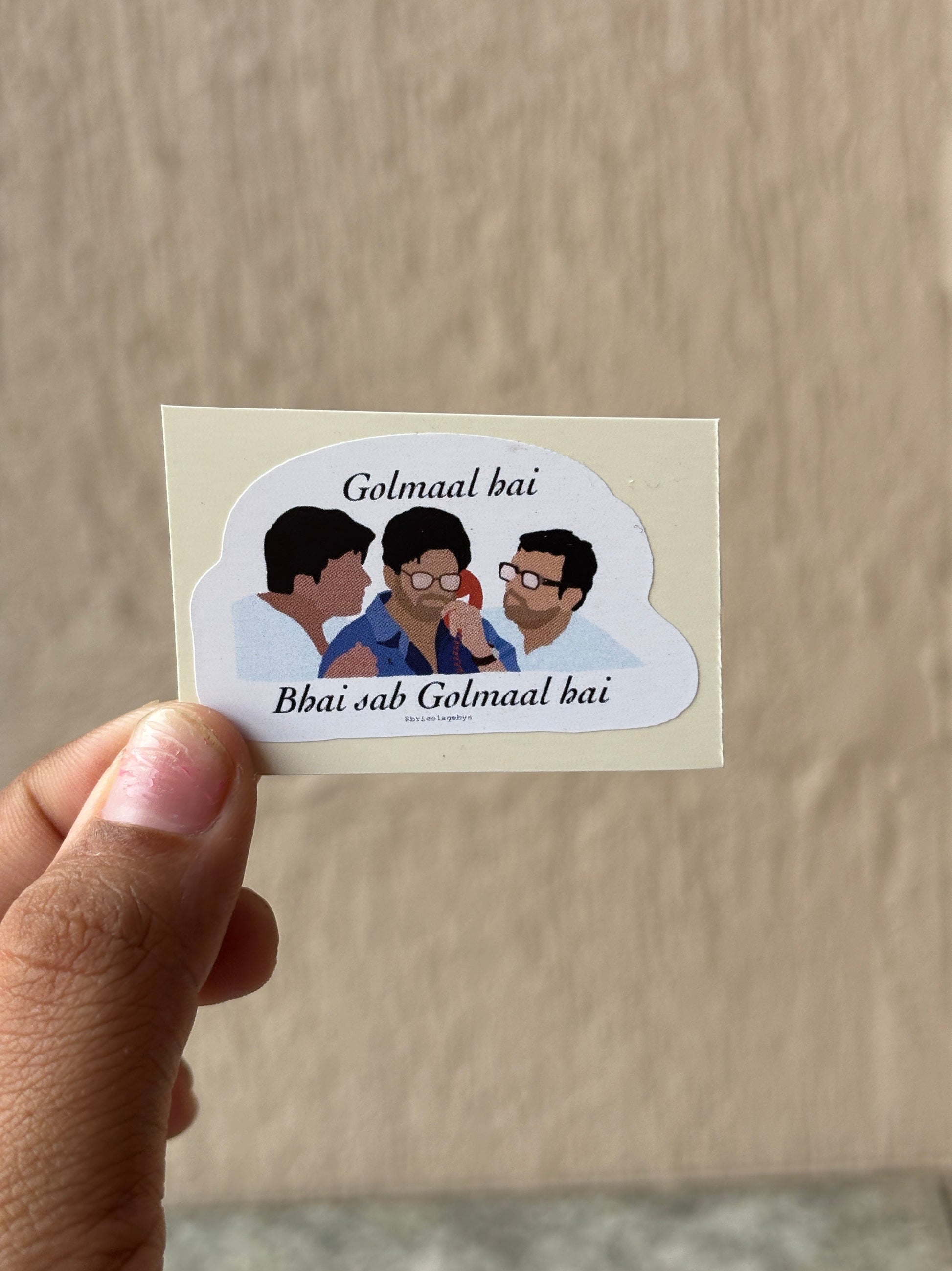 Hera Pheri Sticker - Golmaal Hai Bhai Sab Golmaal Hai