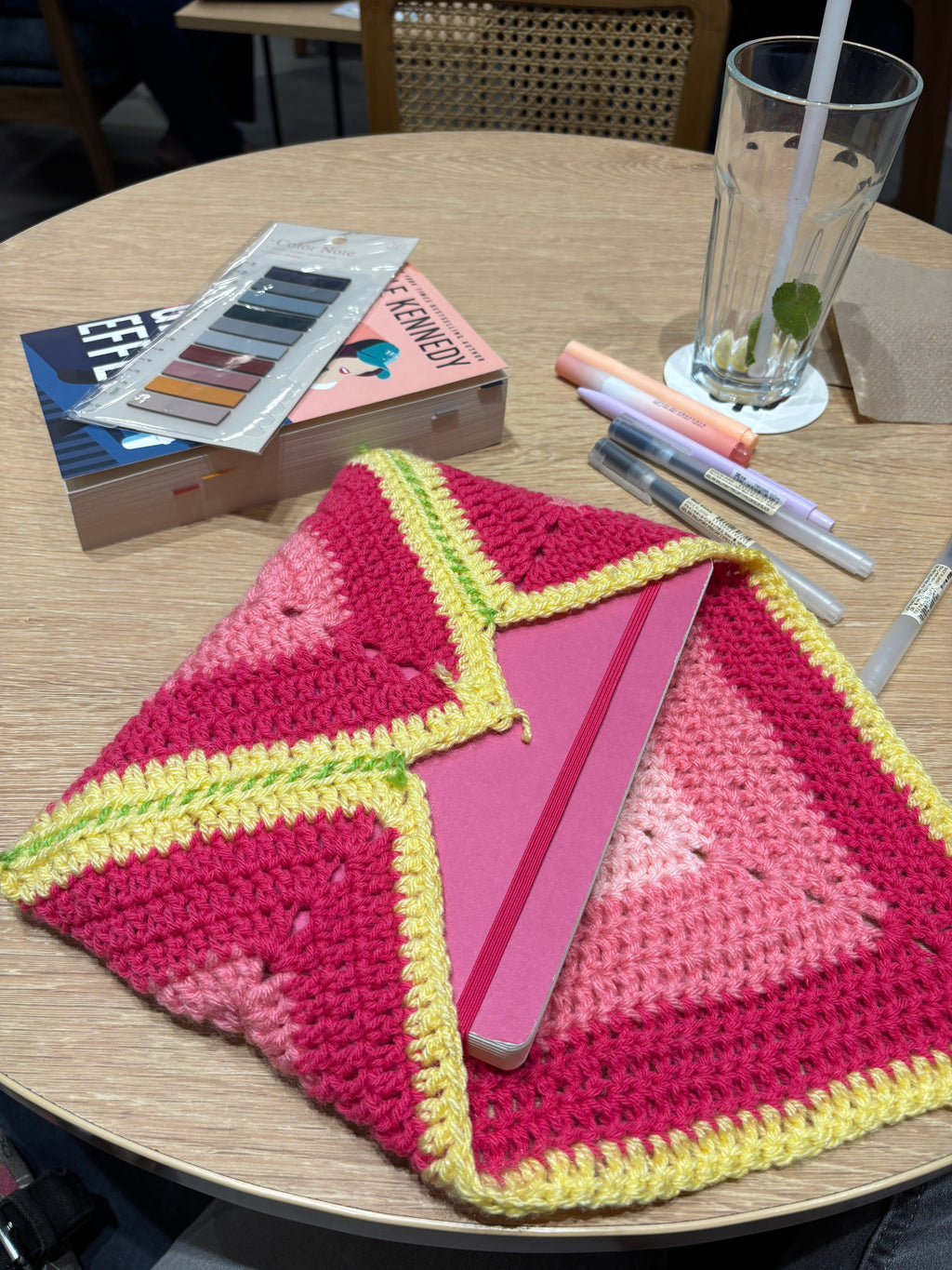 Cozy Bloom Book Sleeve