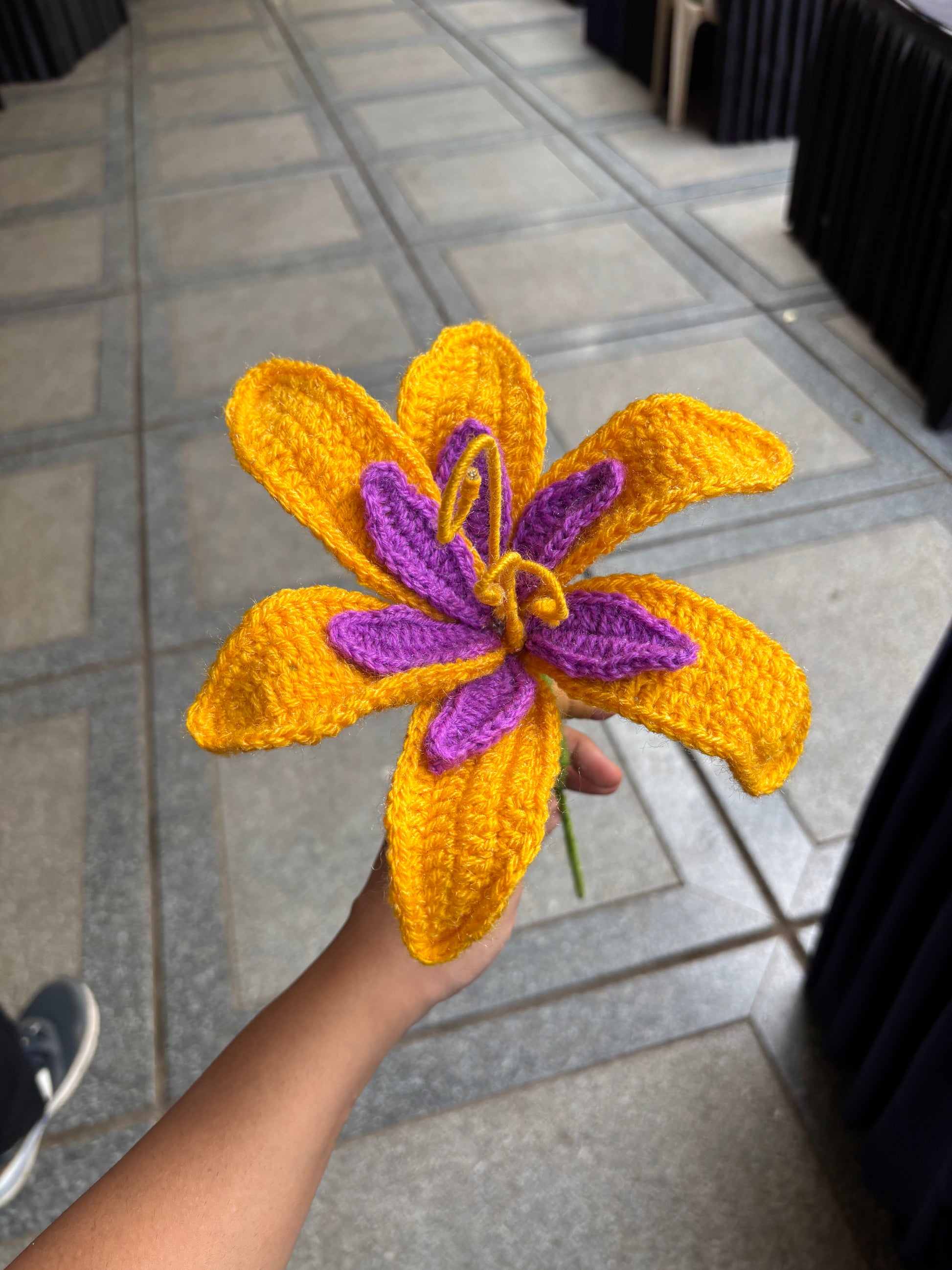 Crochet Tangled Flower