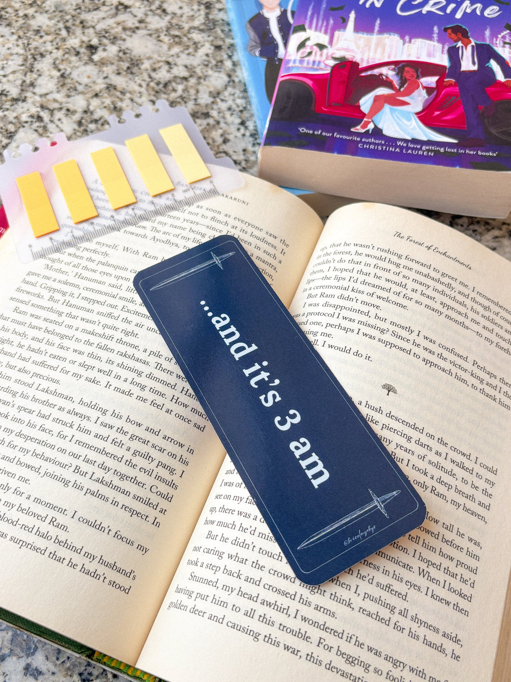 Enemies to Lovers Bookmark
